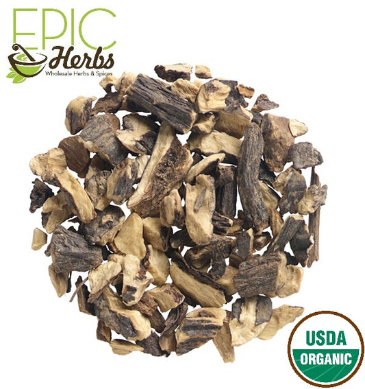 Comfrey Root Cut & Sifted, Certified Organic - 1 lb