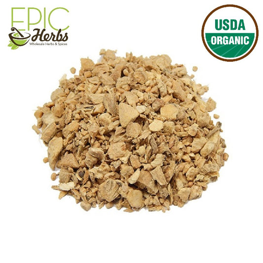 Ginger Root Cut & Sifted, Certified Organic - 1 lb