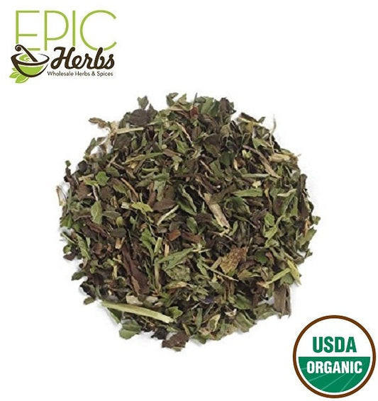 Peppermint Leaf Cut & Sifted, Certified Organic - 1 lb