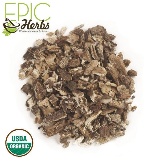 Burdock Root Cut & Sifted, Certified Organic - 1 lb