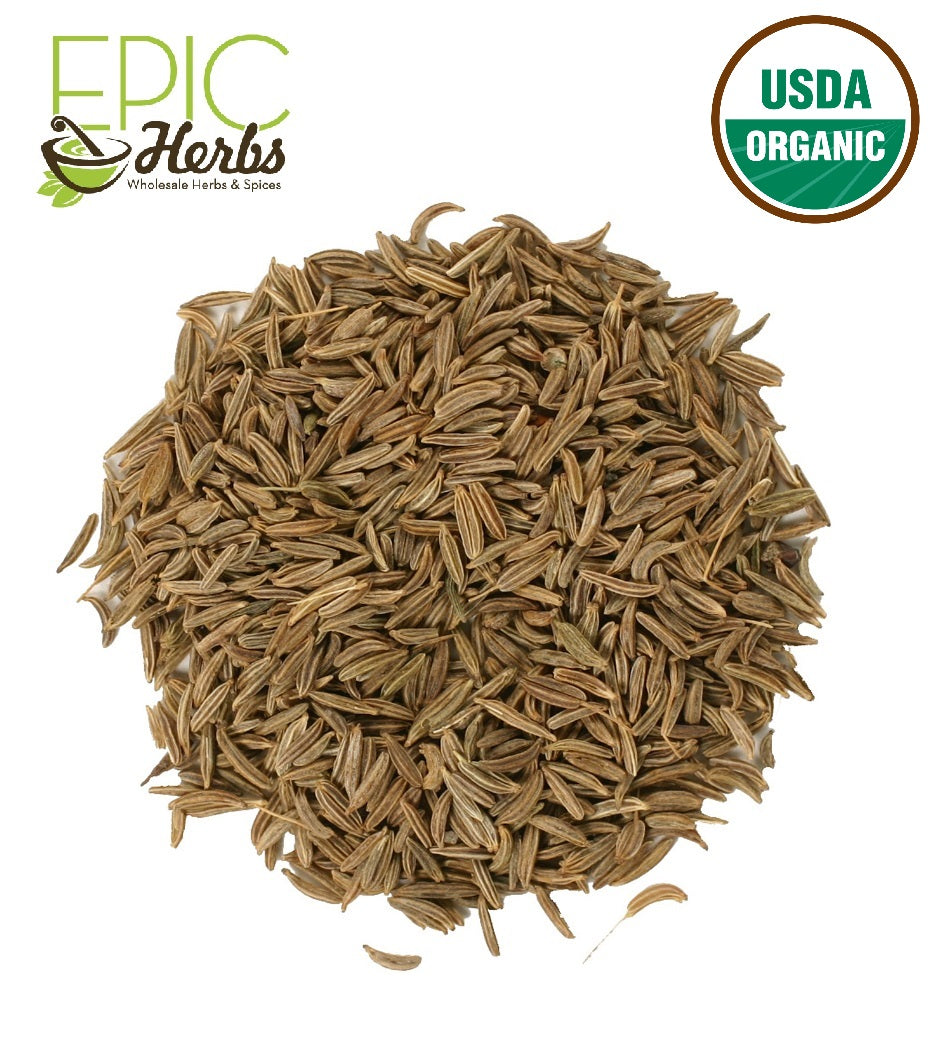 Caraway Seed Whole, Certified Organic - 1 lb