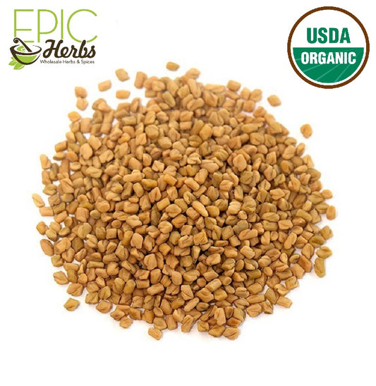 Fenugreek Seed Whole, Certified Organic - 1 lb